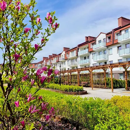 아파트 Visit Baltic - Kwartal Rozy Wiatrow 2 Sypialnie Parking Inclusive Sk28 슈비노우이스쳬