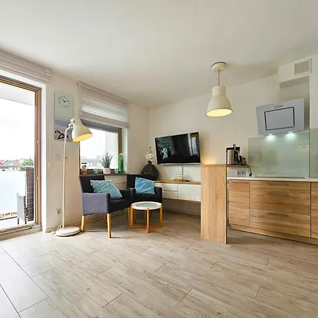 Daire Visit Baltic - Kwartal Rozy Wiatrow 2 Sypialnie Parking Inclusive Sk28 *